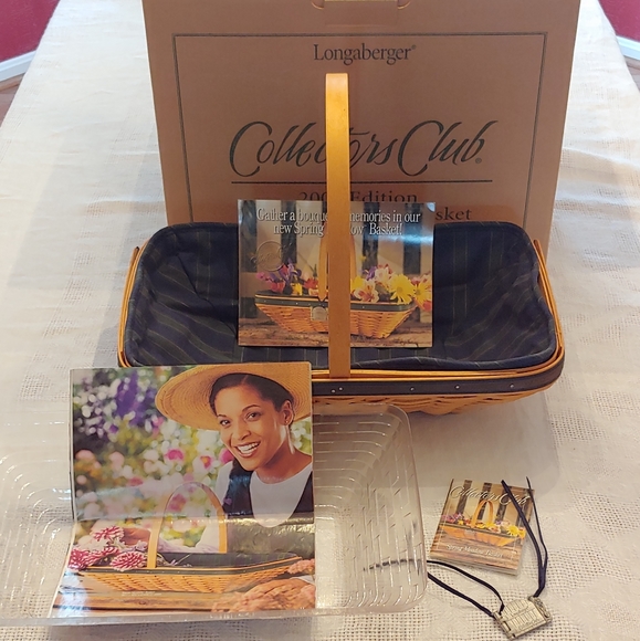 Longaberger Spring Meadow Basket Bundle NWT - Picture 1 of 16